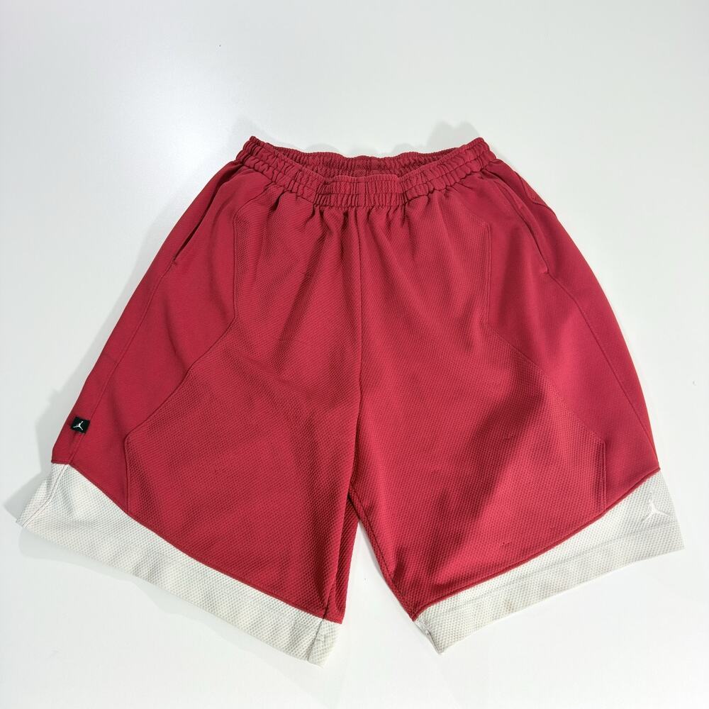 Nike Jordan Men's XL Red White Basketball Shorts Athletic Gym Sports Training